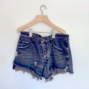 Free People Denim Festival Shorties